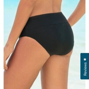 Hapari Black Tummy Tuck Bikini Bottom Size L